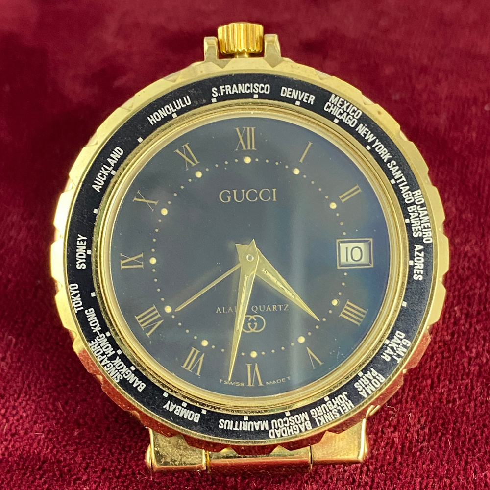 Vintage Gucci World Alarm Clock Rare Gucci Watch - Picture 5 of 6